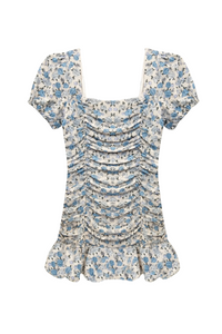 KatieJ Ariel Dress - Blue Bunches