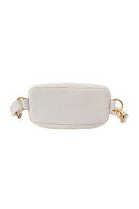 HOBO Fern Belt Bag - White with Multi Stitch