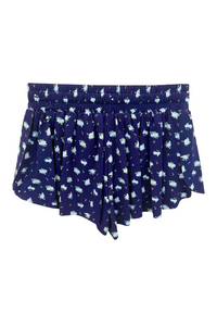 KatieJ NYC Farrah Short - Navy Rose Ditsy