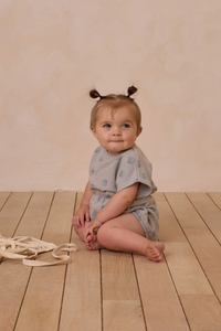 Rylee + Cru Kai Romper - Seashells