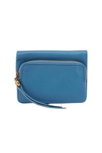 HOBO Fern Bifold Wallet - Dusty Blue