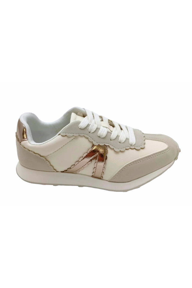 Kids rose gold trainers shop