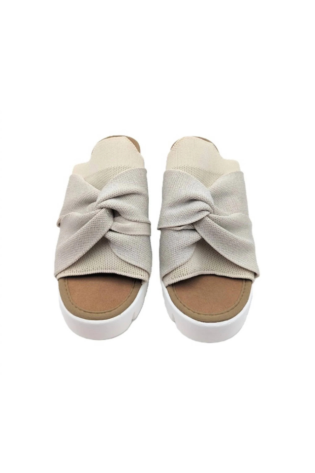 Bernie Mev Venti Twist - Nude Silver