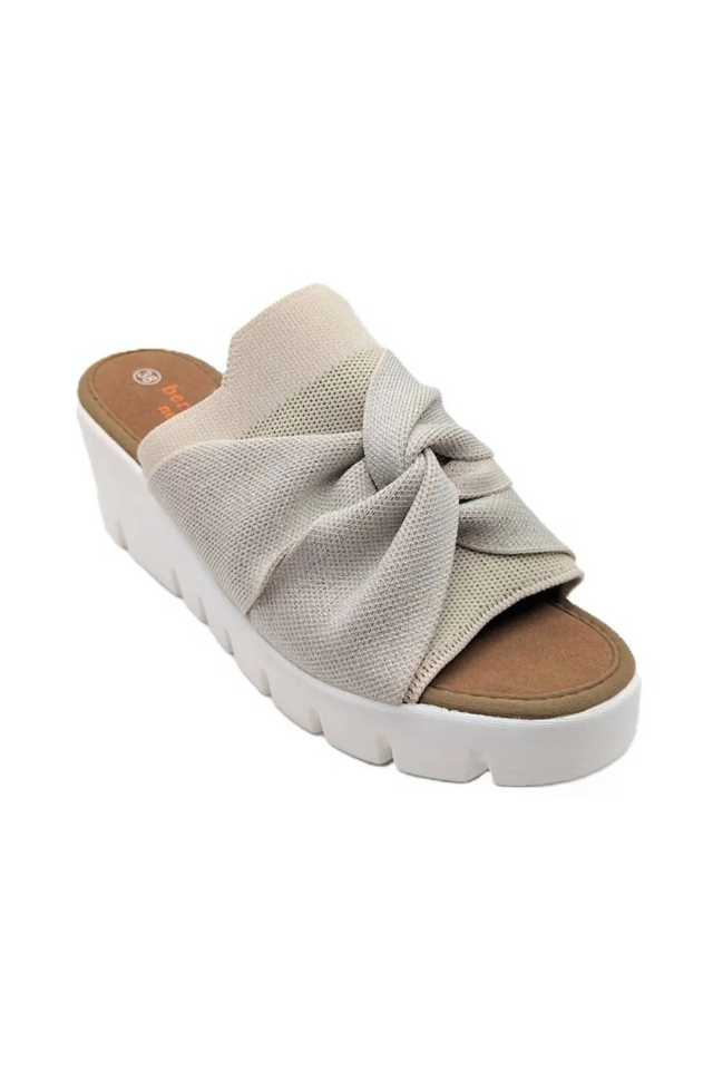 Bernie Mev Venti Twist - Nude Silver