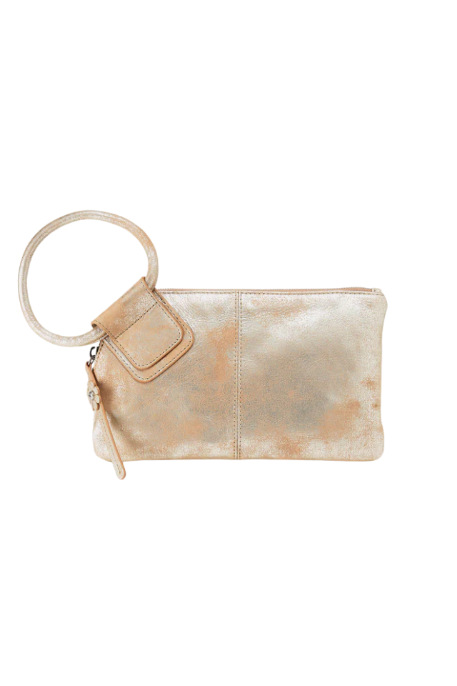 Hobo Sable Wristlet- Saddle Stardust