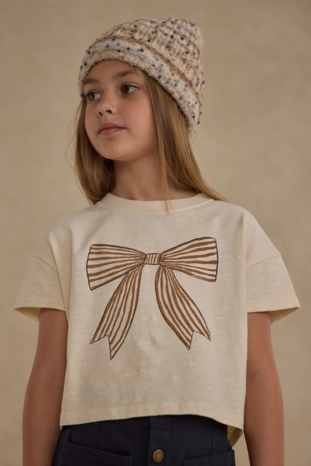 Rylee + Cru Boxy Tee - Bow
