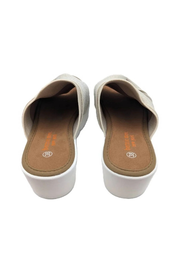 Bernie Mev Venti Twist - Nude Silver
