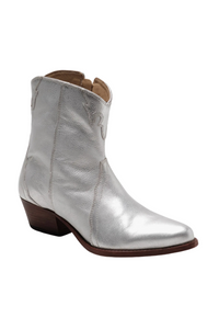 Free People New Frontier Western Boot - Silver