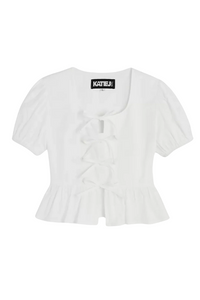 KatieJNYC Wells Top - White