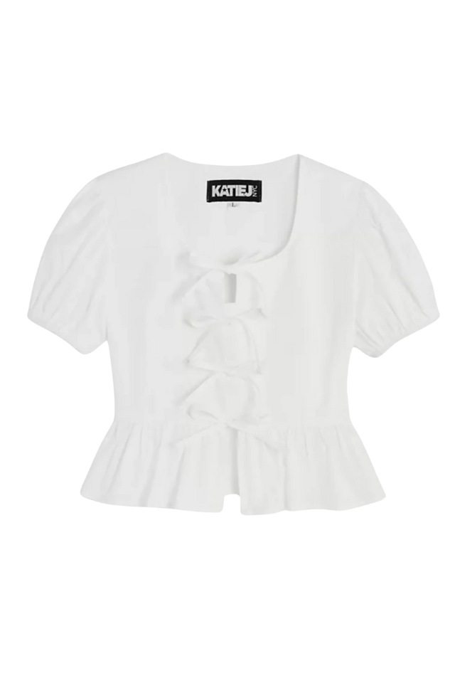 KatieJNYC Wells Top - White
