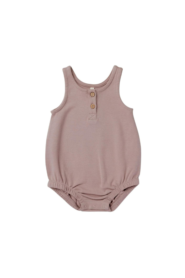 Quincy Mae Sleeveless Bubble Romper - Lilac