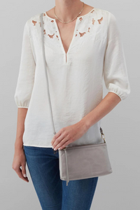 HOBO Darcy Crossbody - Light Grey