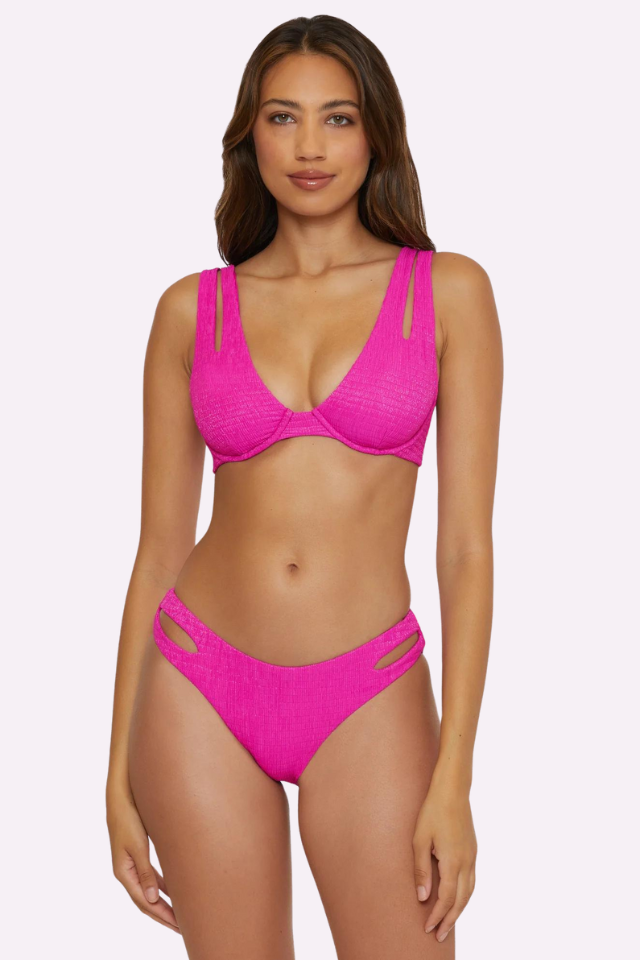 Becca Luminous Underwire Top - Vivid Pink – Seaside Shoes & Swim