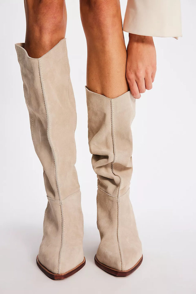Free People Sway Low Slouch Boot 2.0 - Parchment
