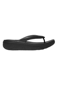 Fit Flop Relieff Recovery Toe Post Sandals - Black