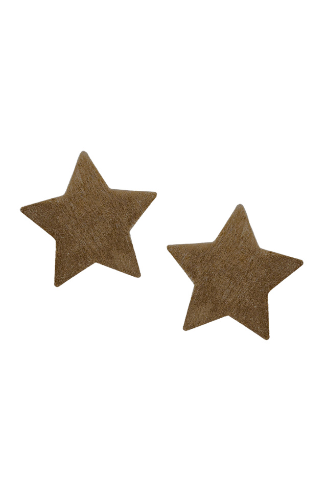 Sheila Fajl Lana Star Studs Burnished Chocolate
