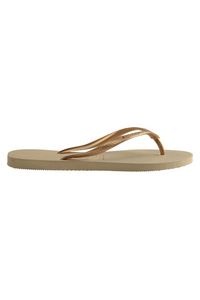 Havaianas Slim Sandal - Sand Grey/Light Gold