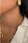 Ellie Vail Gage Oversized Link Necklace - Gold