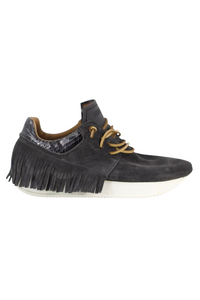 Esse ut Esse Fringe Sneaker - Brain (Black)