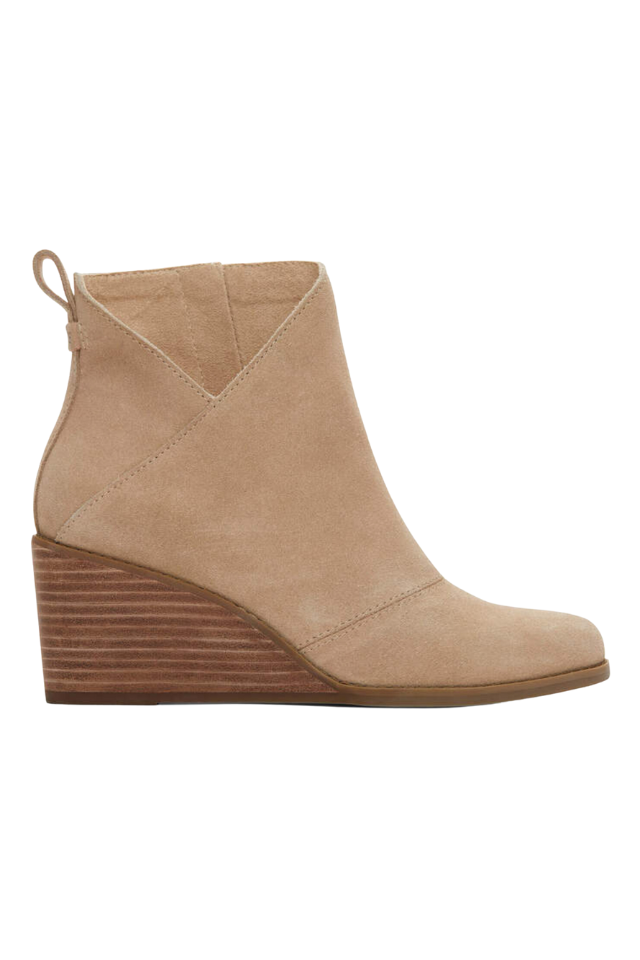 Toms wedge hotsell ankle boots