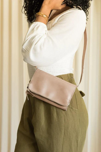 ABLE Monique Crossbody - Pebble