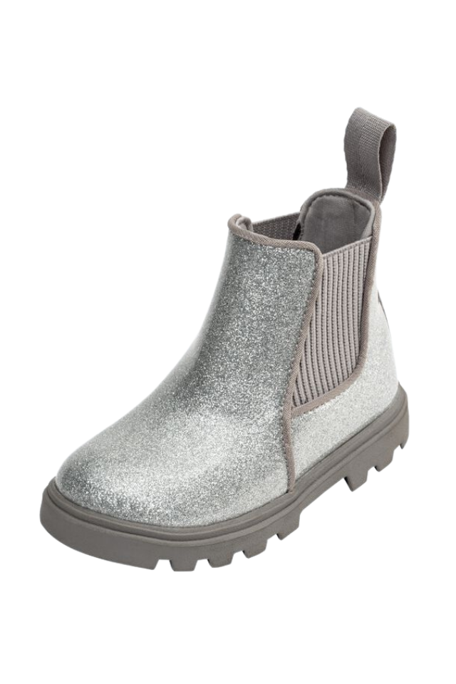Native Kensington Treklite Glitter Child - Silver Glitter/Pigeon Grey