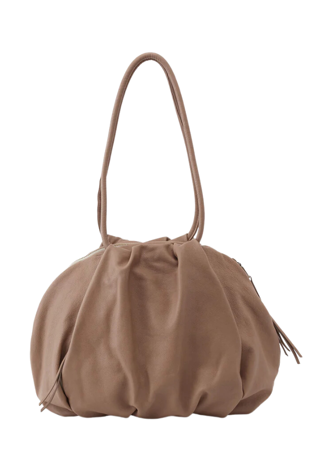 Taupe sales hobo bag