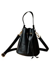 ABLE Blaire Bucket Crossbody - Black