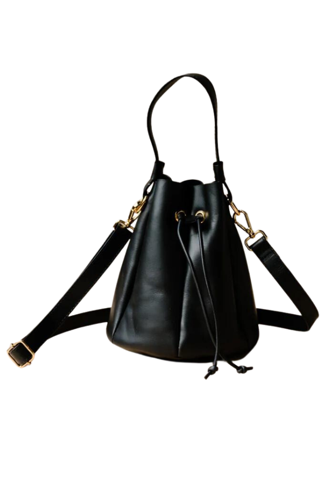 ABLE Blaire Bucket Crossbody - Black