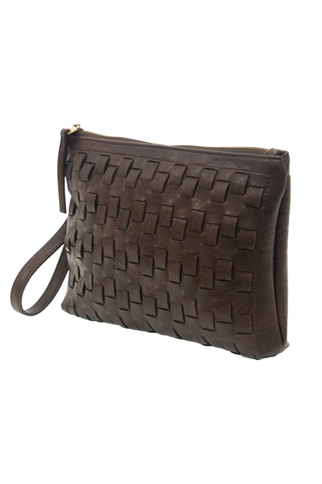 Joy Susan Quinn Woven Convertible Crossbody Clutch