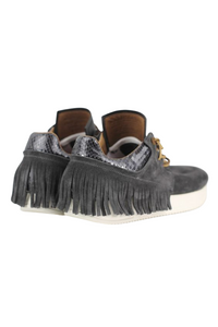 Esse ut Esse Fringe Sneaker - Brain (Black)