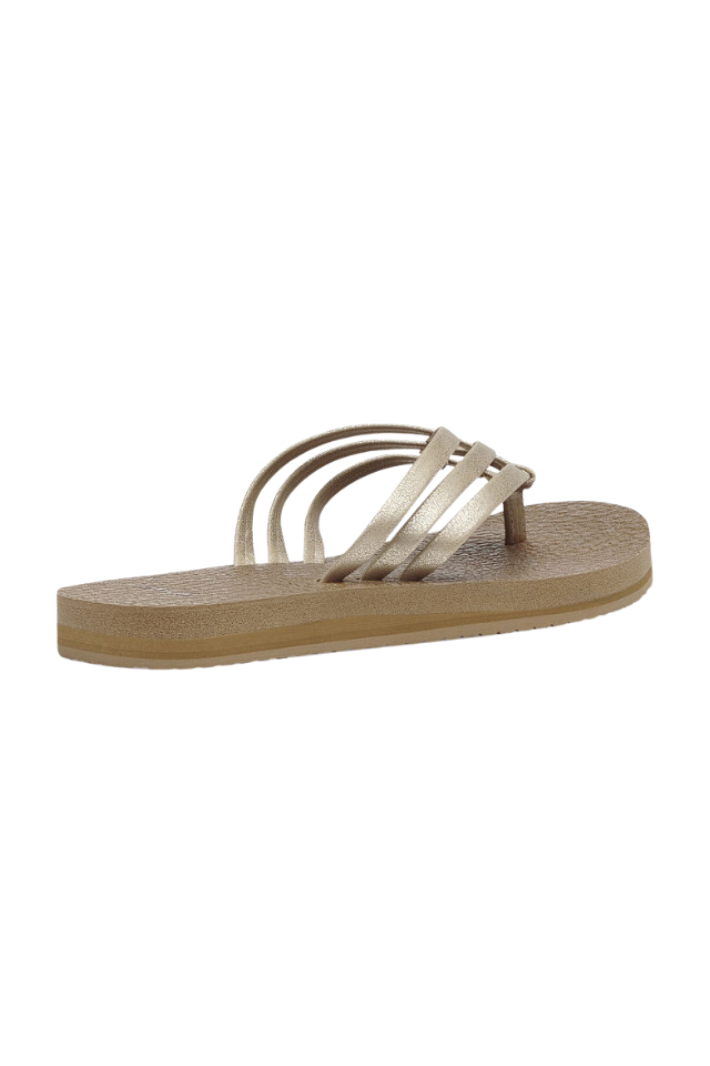 Sanuk Yoga Sandy - Metallic Champagne