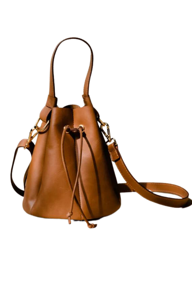 ABLE Blaire Bucket Crossbody Whiskey