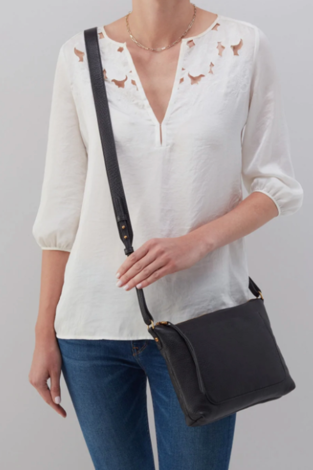 HOBO Tripp Medium Crossbody - Black