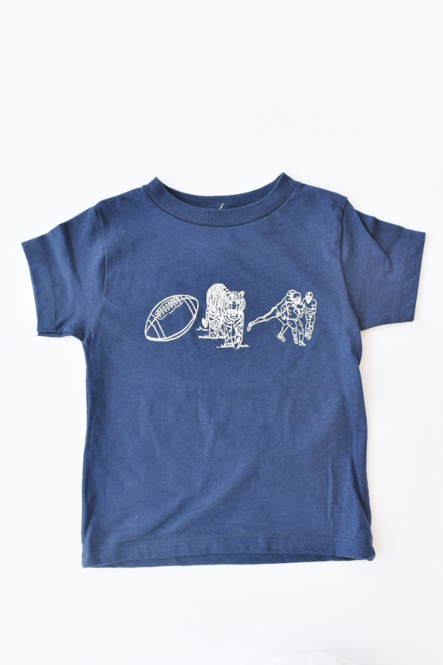 Studio Smocks Tiger Football T-Shirt