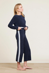 Barefoot Dreams CCUL Multi Stripe Wide Leg Pant - Indigo Multi