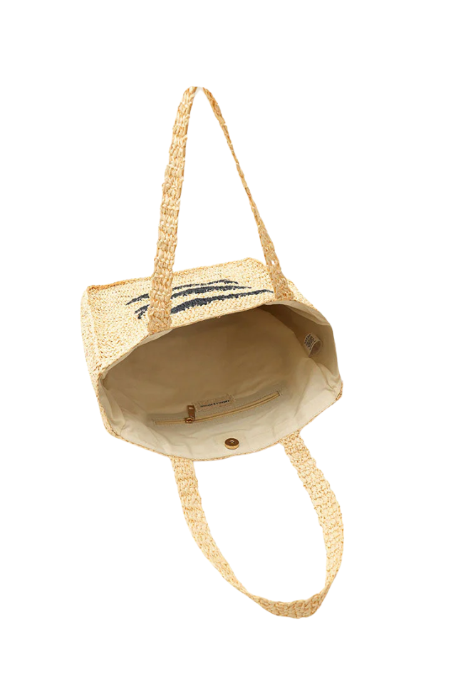 A&B Sardine Raffia Market Tote
