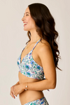 Carve Dahlia Compression Top - Cloud Multifloral