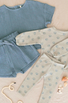 Rylee + Cru Girls Waffle Set - Ocean