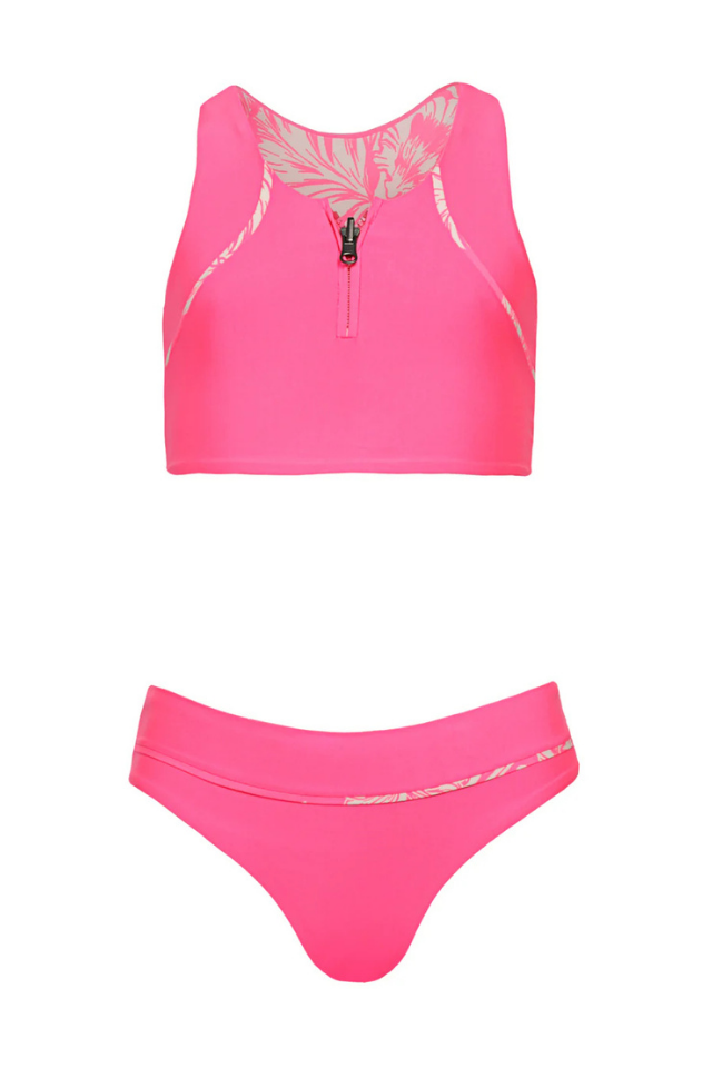 Maaji Girls Two Piece Bikini - Fucshia Poppy