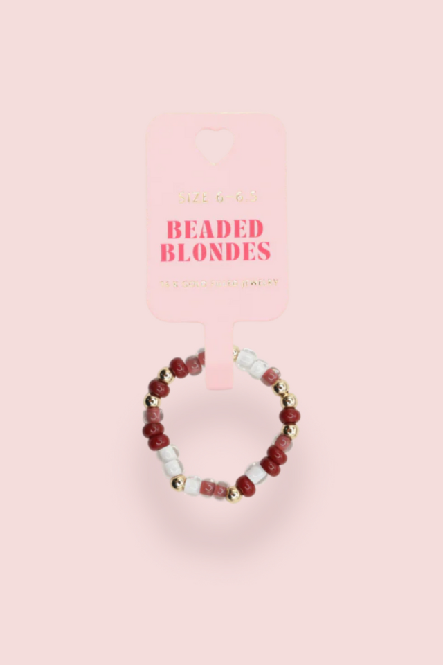 Beaded Blondes Chai Spring Sprinkle Ring