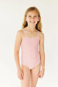 Nell One Piece Swimsuit - Americana Stripe