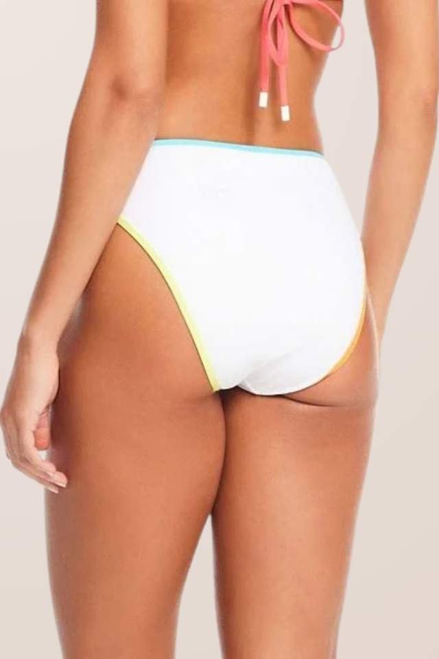 Sanctuary Swim High Leg High Rise - Summer White