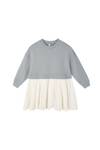 Rylee + Cru Sweatshirt Dress - Dusty Blue