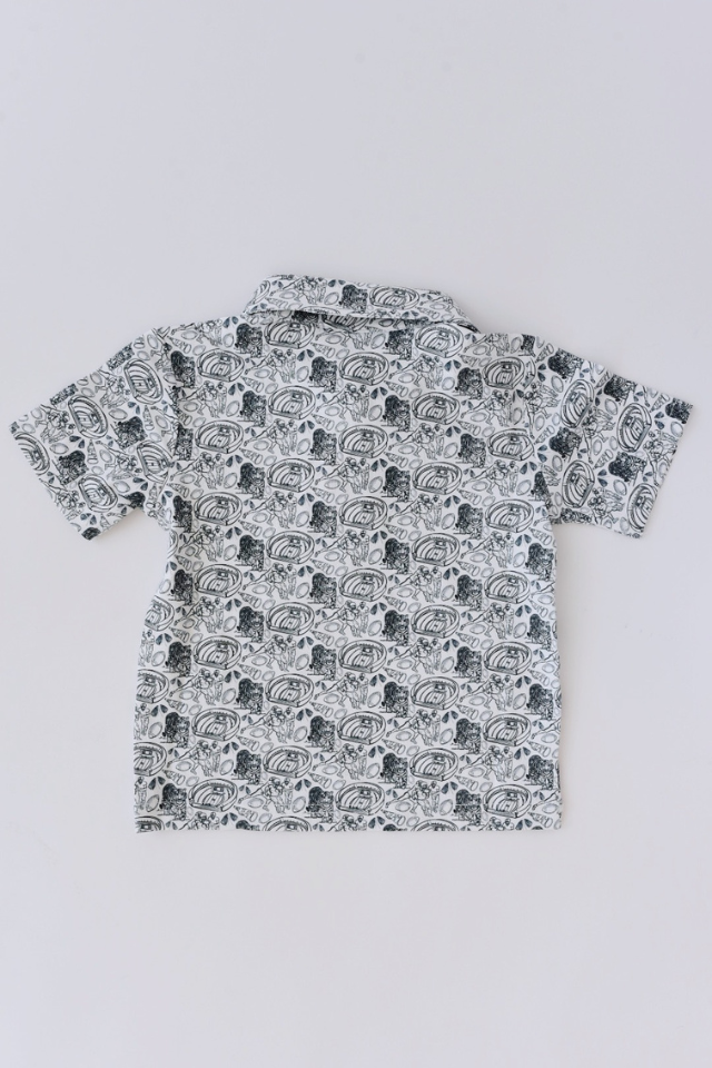 Studio Smocks Tiger Polo - Blue/White