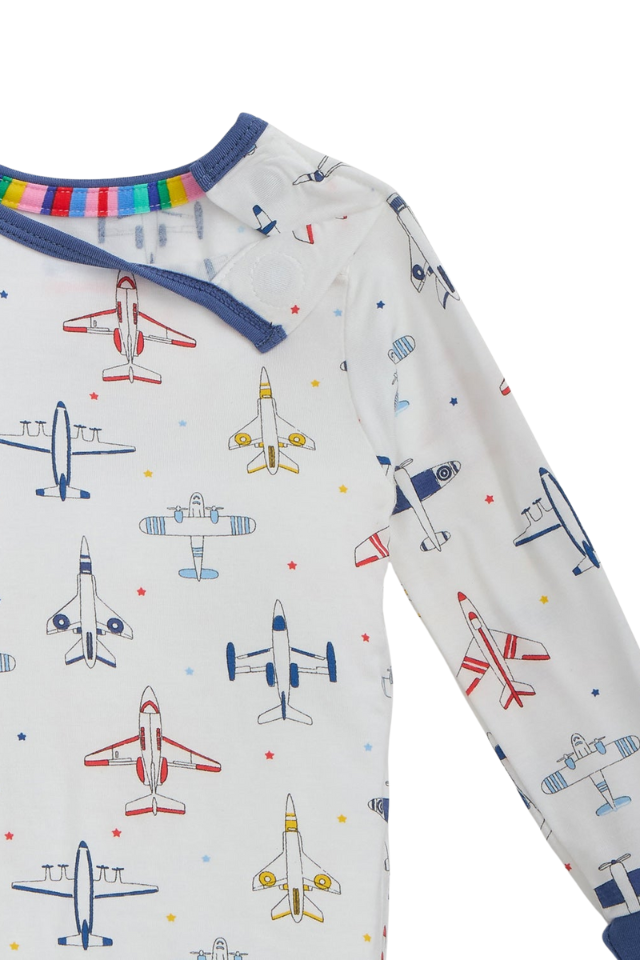 Magnetic Me Modal Long Sleeve PJ - Just Plane Fun