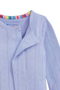 Magnetic Me Pointelle Footie - Wisteria