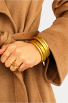 BuDhaGirl All Weather Bangles Set of 6 - Gold