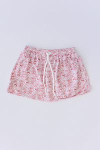 Studio Smocks Elephant Skort - Red/White