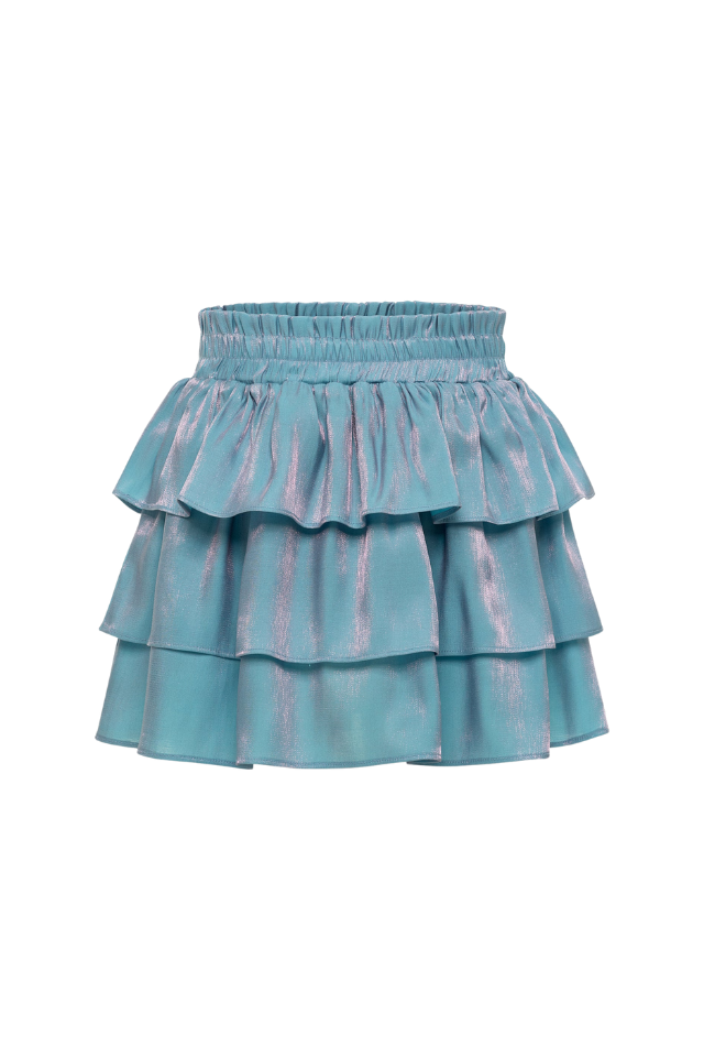 Pleat Luna Skirt - Turquoise